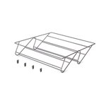 EMUCA SRL Tiroir à chaussures pour armoires et dressings Quartz -  440 (M60) -  Acier -  Titane