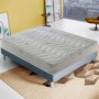 Voir la diapositive 1 : ILOVESLEEP Matelas Mousse ALOE - Epaisseur 25 Cm - Réversible - Côté Été/hiver
