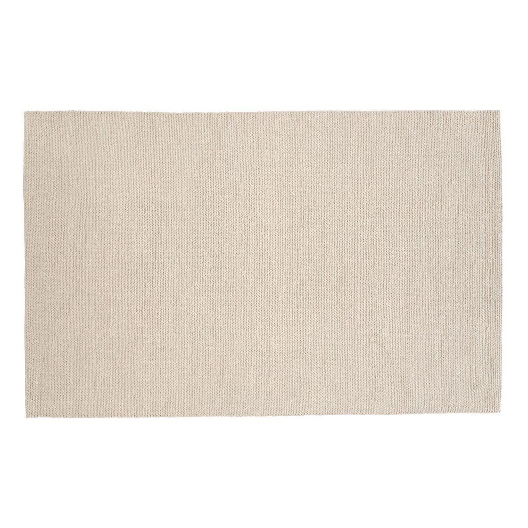 Voir la diapositive 1 : Paris Prix Tapis Tressé en Laine  Marta  200x300cm Naturel