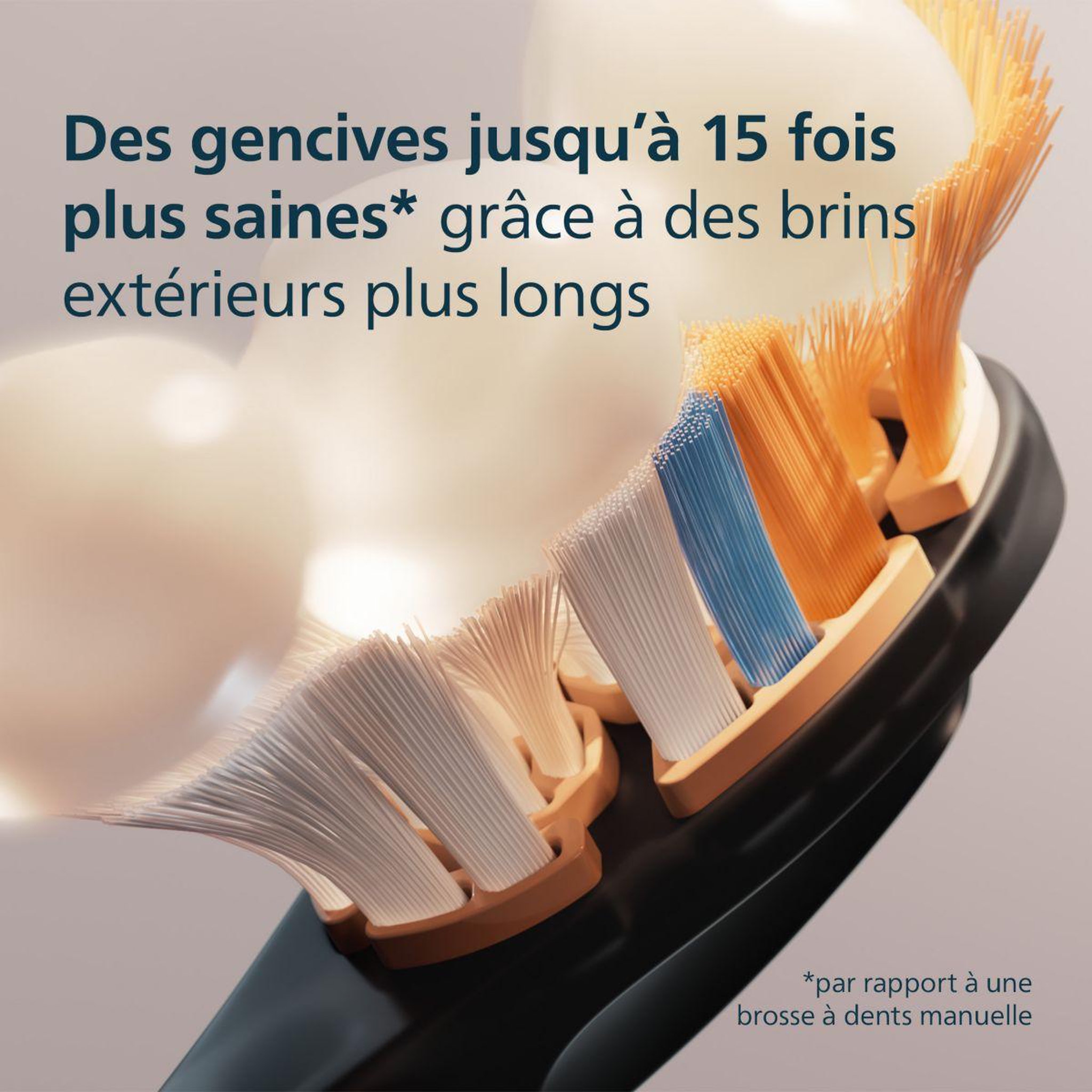 Voir la diapositive 5 : Philips Brossette dentaire Sonicare lot de 2 - HX9092/88 black All in One A3