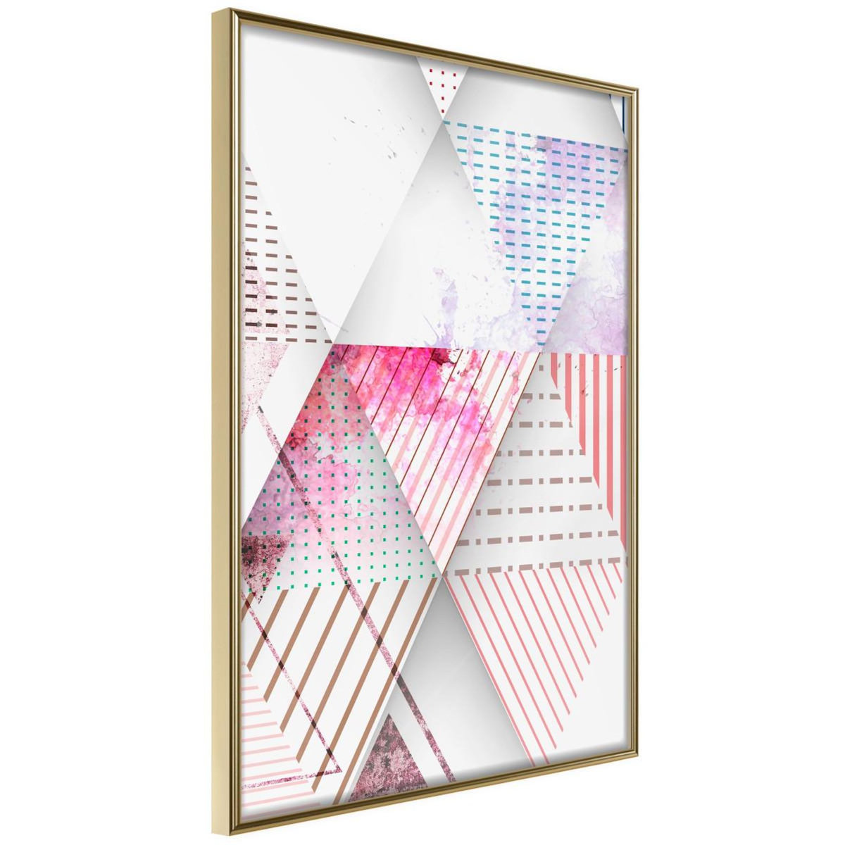 Paris Prix Affiche Murale Encadrée  Patchwork III