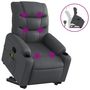 Voir la diapositive 2 : VIDAXL Fauteuil inclinable de massage Gris Similicuir