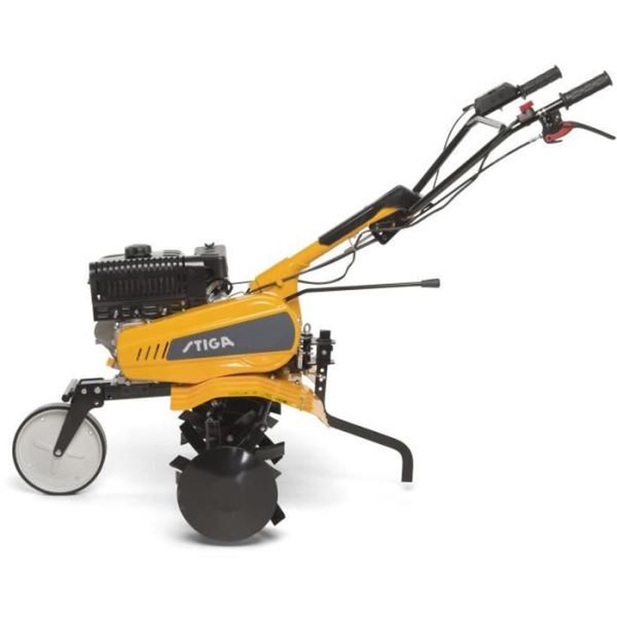 Voir la diapositive 2 : STIGA Motoculteur thermique - stiga - 182 cc - src 685 rg - puissance 3,5 kw - largeur 85 cm - 6 fraises - 3 vitesses - guidon réglab