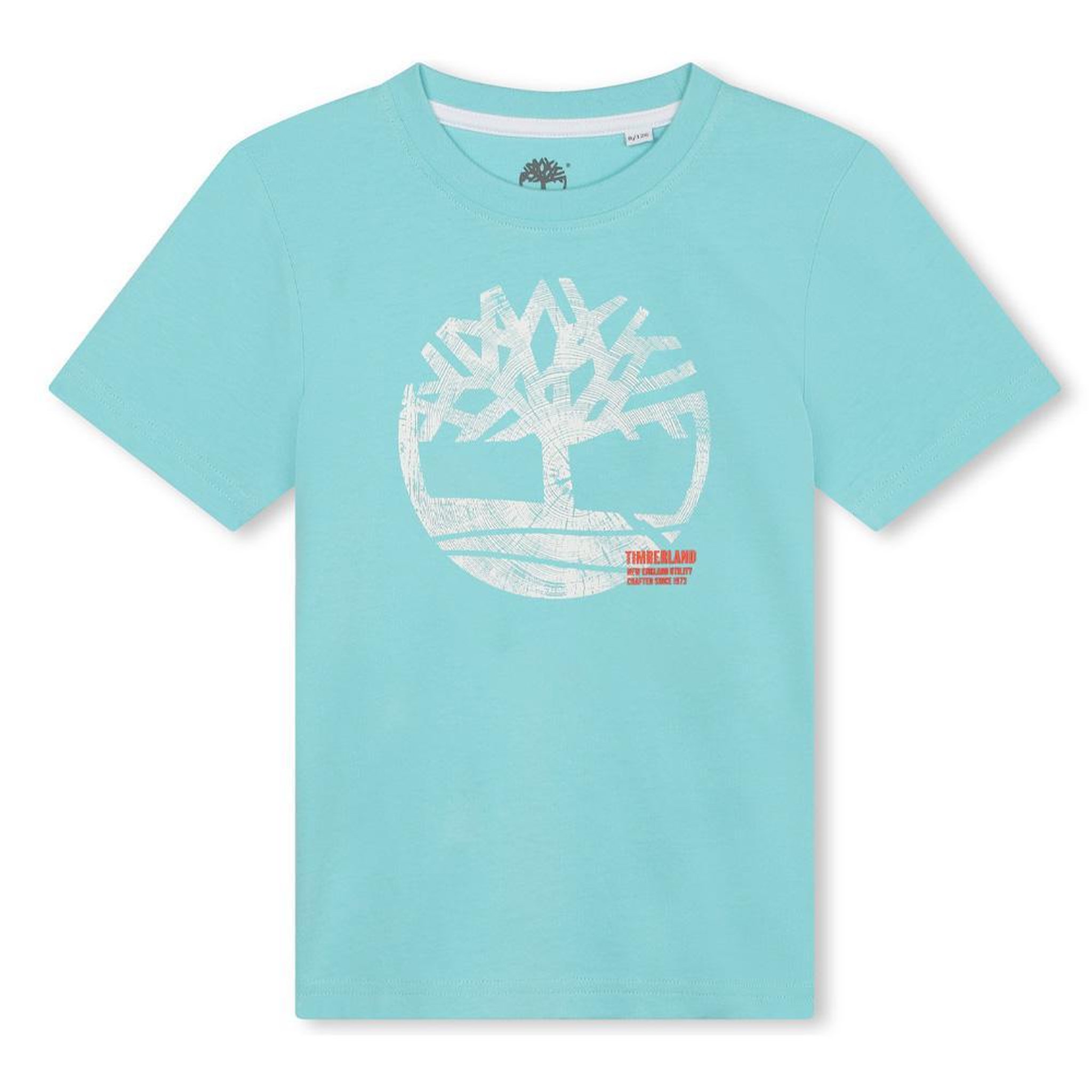 TIMBERLAND T-Shirt Bleu Clair Garçon Timberland T60087. Coloris disponibles : Bleu