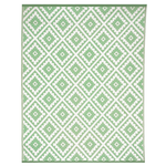 ID MARKET Tapis extérieur BAHAMAS vert sauge 270 x 370 CM