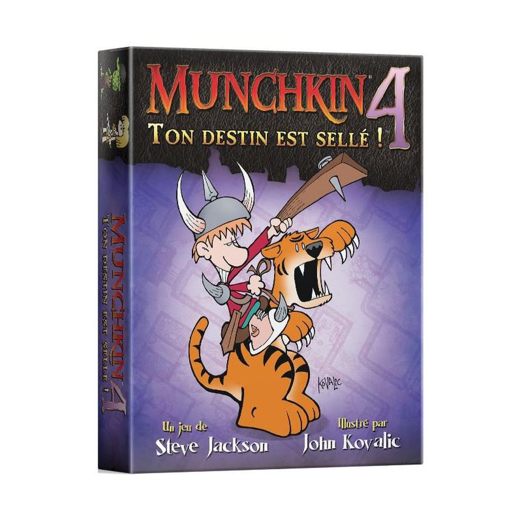 Asmodee Jeu de stratégie Asmodee Munchkin 4 Ton Destin est Sellé Extension