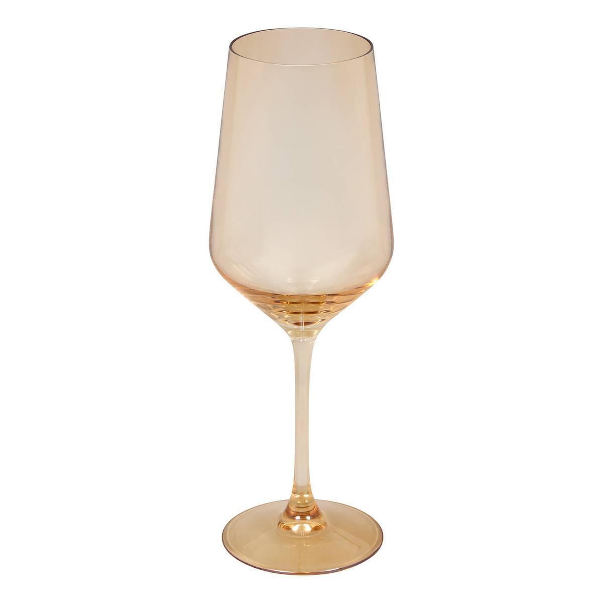 Voir la diapositive 2 : SECRET DE GOURMET Lot de 4 verres à vin  ambre  42cl ambre