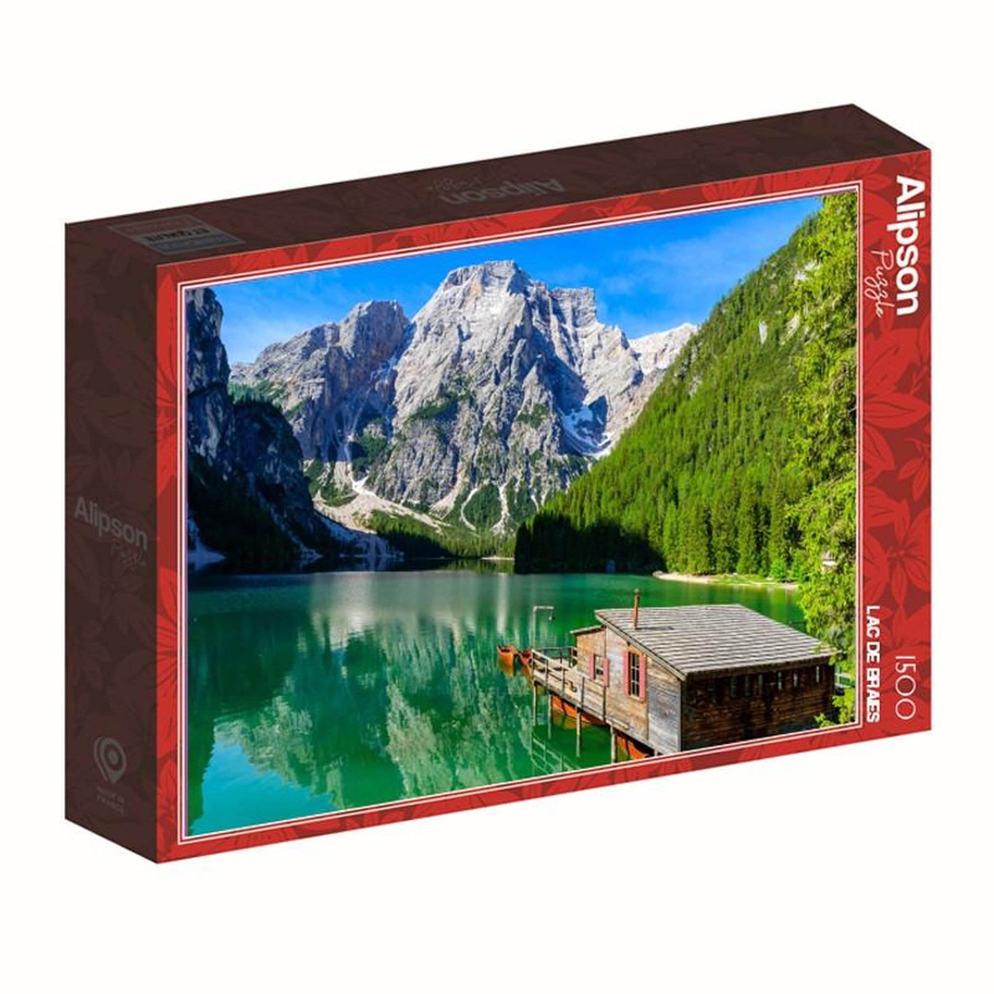 ALIZE Puzzle 1500 pièces Lac de Braies – Paysage de montagne – Adulte – Alizé