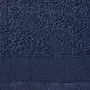 VIDAXL Serviettes de douche 5 pcs Coton 450 g/m² 70x140 cm Bleu marine