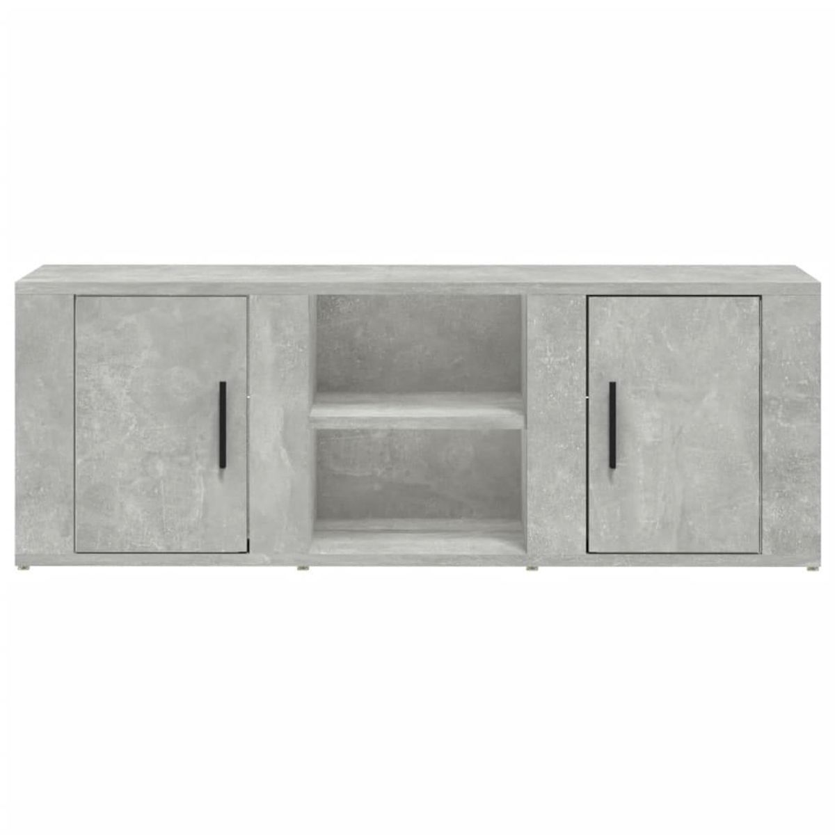VIDAXL Meuble TV Gris beton 100x31,5x35 cm Bois d'ingenierie