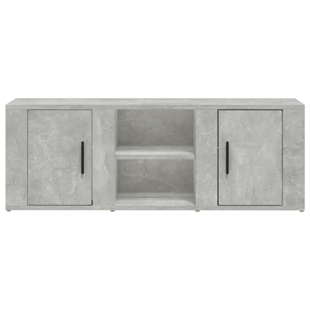 VIDAXL Meuble TV Gris beton 100x31,5x35 cm Bois d'ingenierie