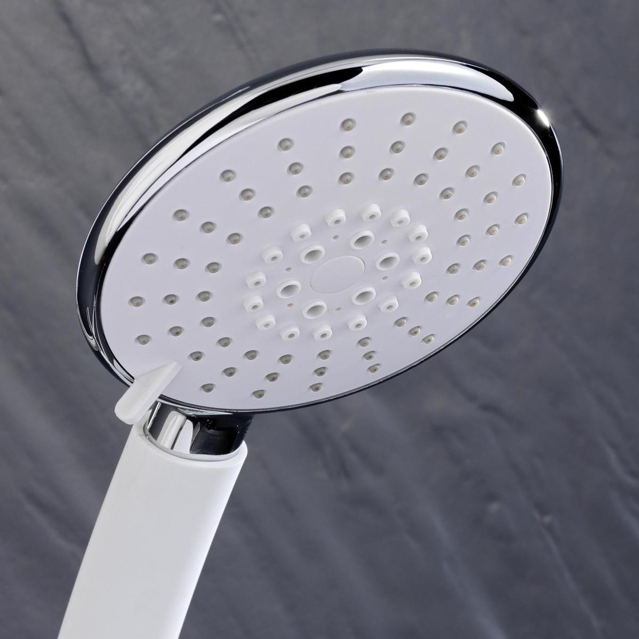 Voir la diapositive 3 : Douceur d'Intérieur Pommeau de Douche 5 Fonctions  Hydro  22cm Chrome