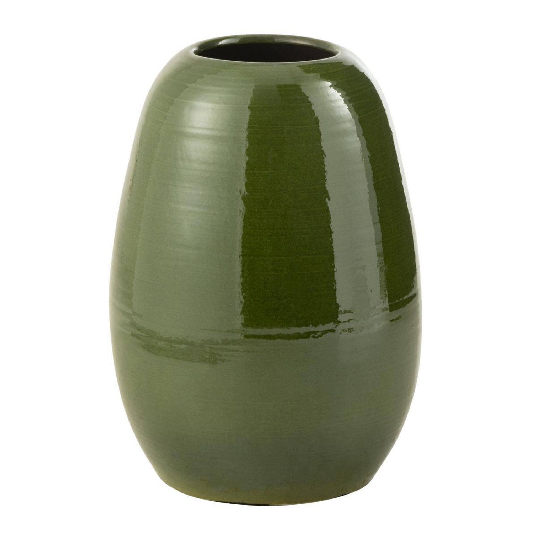 J-LINE Vase design en porcelaine  lola  40cm vert