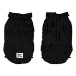 Paris Prix Manteau Pour Chien  Velours Côtelé  30cm Noir