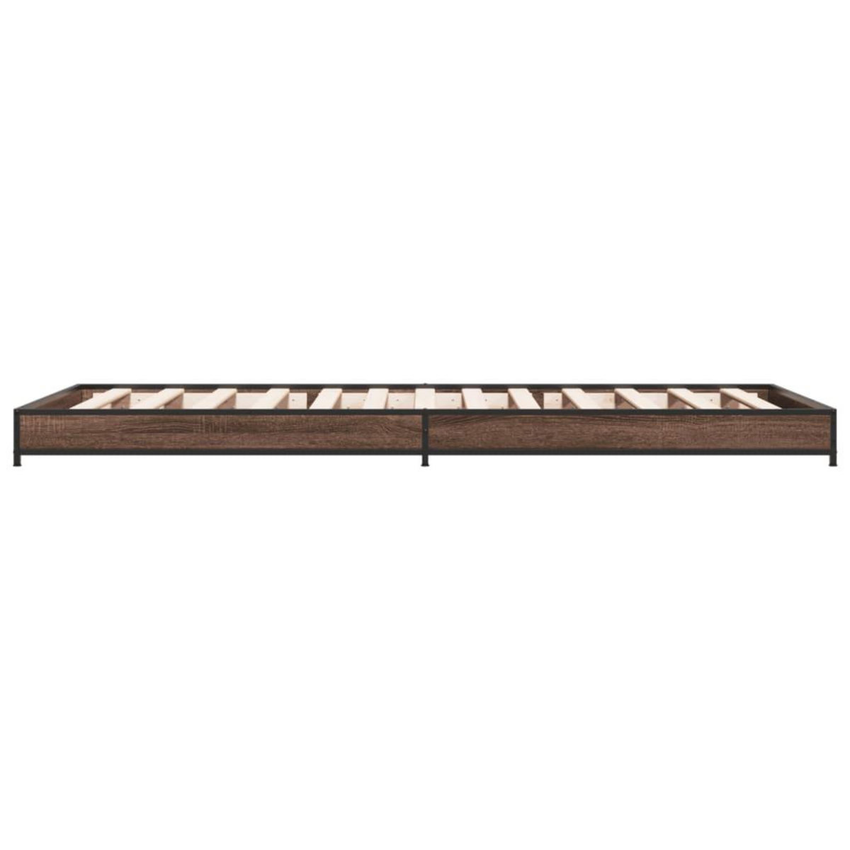 VIDAXL Cadre de lit sans matelas chene marron 75x190 cm