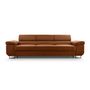Voir la diapositive 5 : BEST MOBILIER Pablo - canapé 3 places - convertible avec têtières réglables - en velours côtelé
