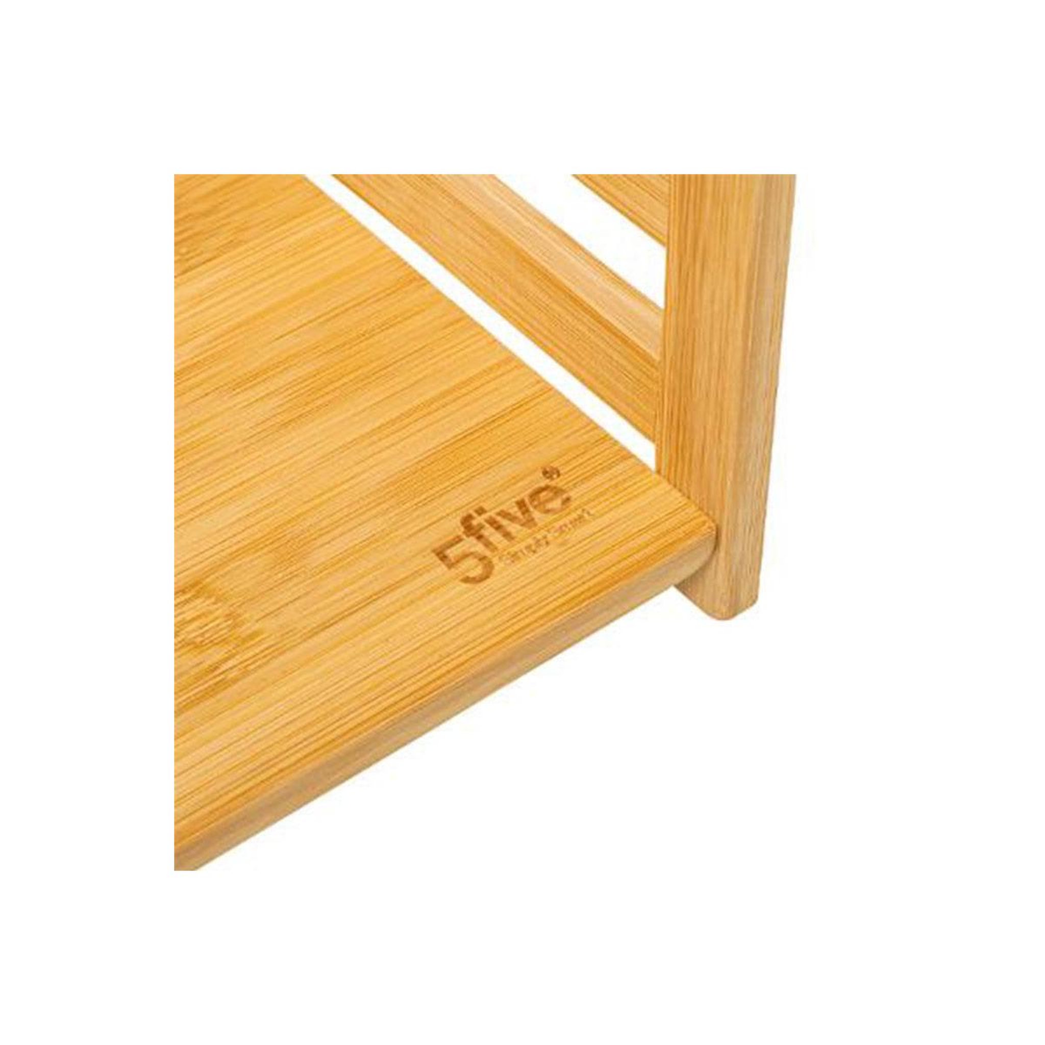 Voir la diapositive 2 : FIVE Étagère de rangement  bambou  40cm naturel
