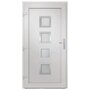 Voir la diapositive 4 : VIDAXL Porte d'entree blanc 98x190 cm PVC