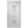 Voir la diapositive 4 : VIDAXL Porte d'entree blanc 98x190 cm PVC