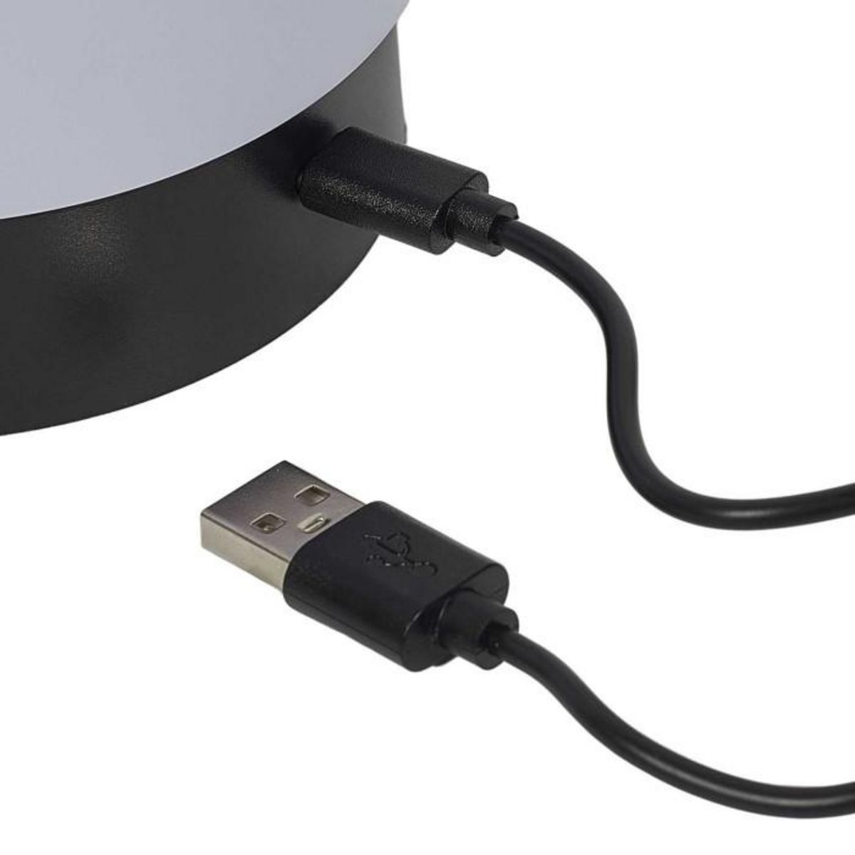 Paris Prix Lampe à Poser Télescopique Tactile  Rechargeable  29cm Blanc