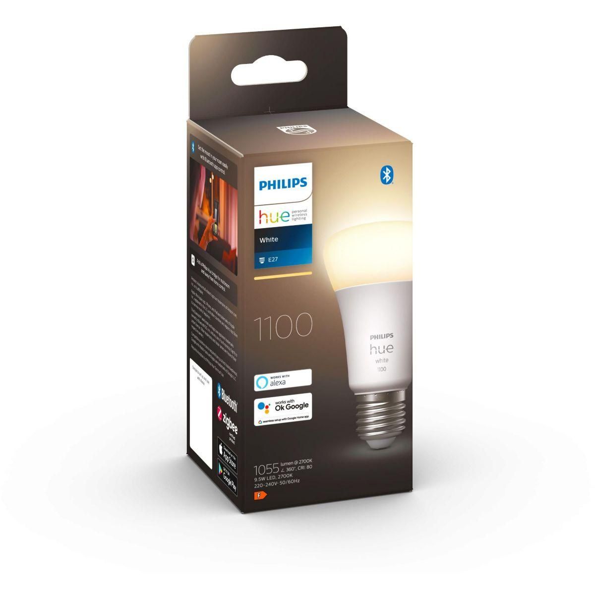 Philips Ampoule LED connectée HUE White E27 75W