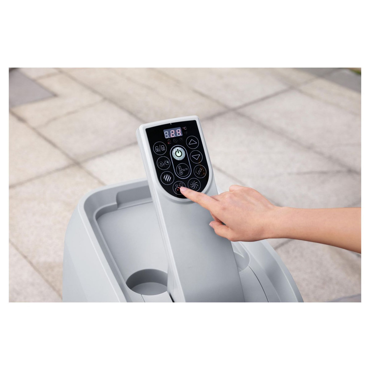 BESTWAY Spa gonflable rond - 5/7 personnes - 216x80cm SANTORINI