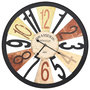 Voir la diapositive 1 : VIDAXL Horloge murale Metal 60 cm Multicolore