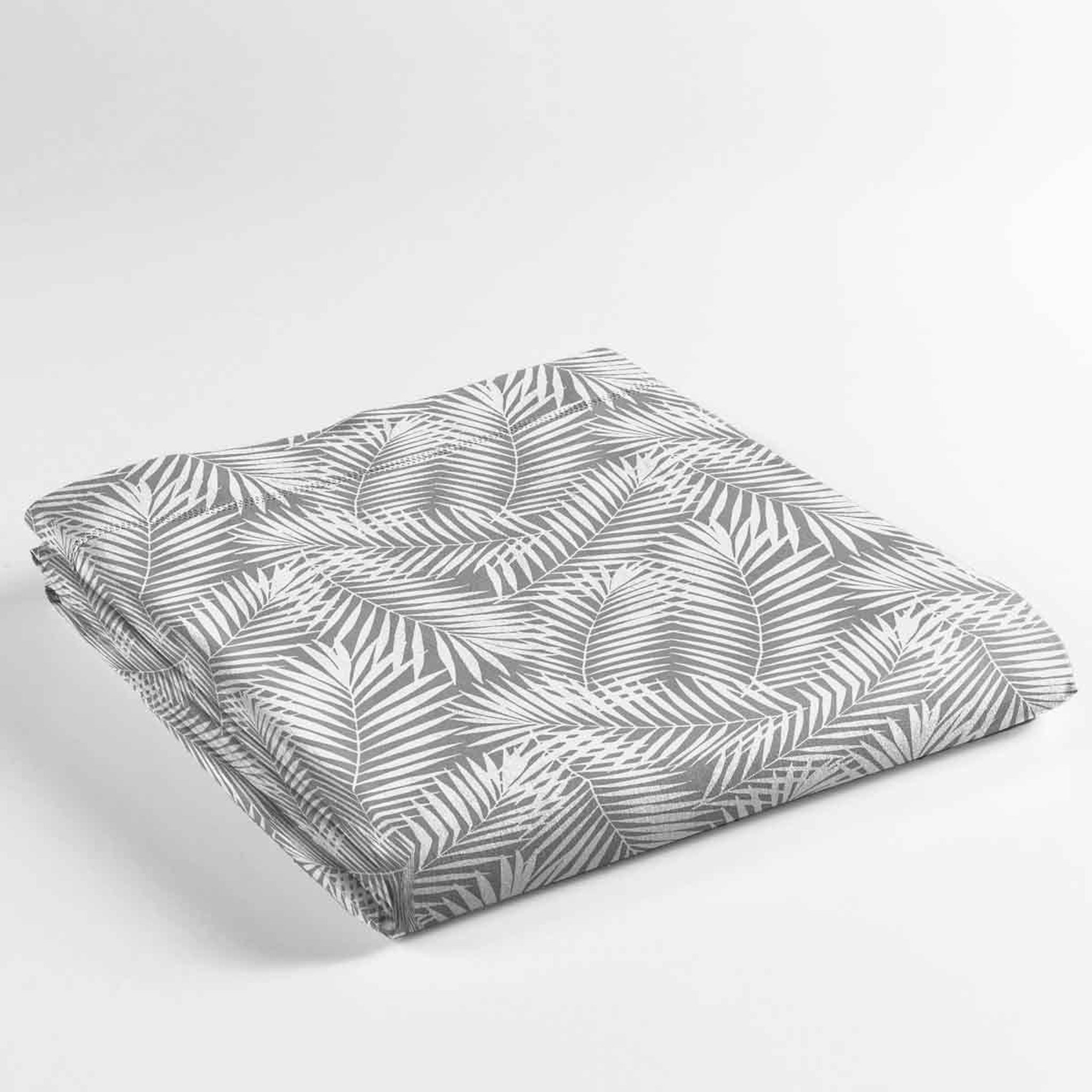 Voir la diapositive 2 : Douceur d'Intérieur Drap Plat en Coton  Botania  180x290cm Gris