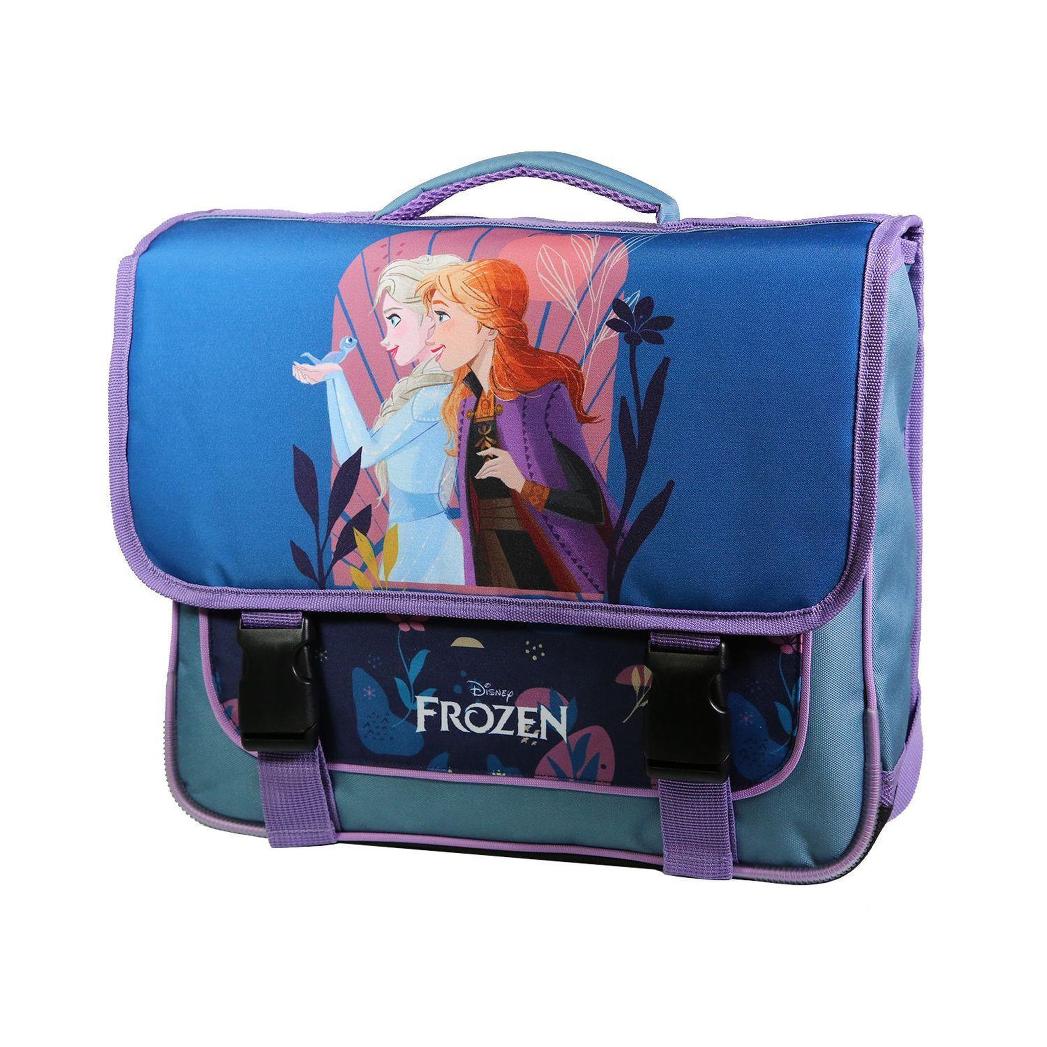 Voir la diapositive 2 : Bagtrotter BAGTROTTER Cartable 38 cm La Reine des Neiges / Frozen Bleu Elsa