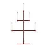 Paris Prix Chandelier à LED  Avoriaz  92cm Rouge