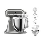 KitchenAid Robot pâtissier 5KSM185PSEMS Artisan Gris étain