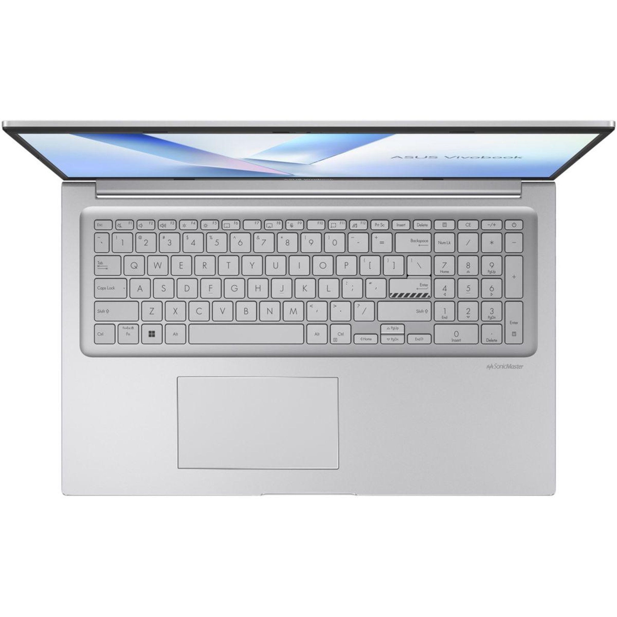 Voir la diapositive 4 : ASUS Ordinateur portable x1704va-au1373w argent 17,3  intel core 7 150u 8 go ram ddr5 ssd 512 go