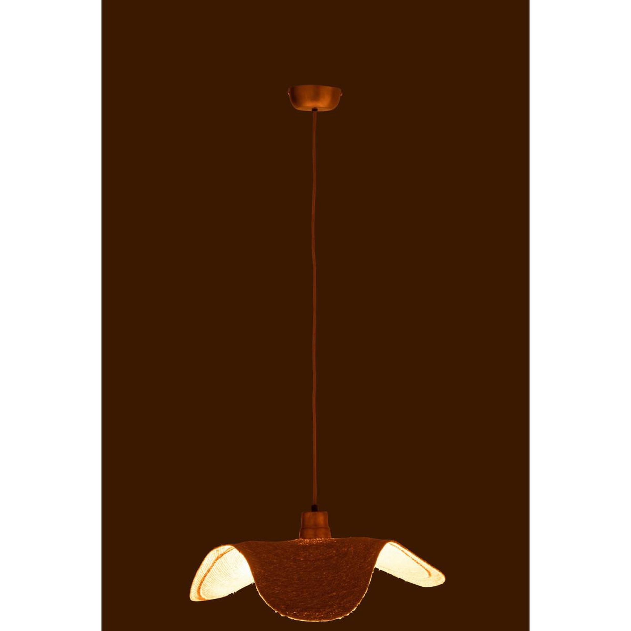 Voir la diapositive 6 : J-LINE Lampe suspension  moonj  55cm naturel