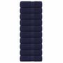 Voir la diapositive 1 : VIDAXL Serviettes de visage 10 pcs bleu marine 30x30 cm 100% coton