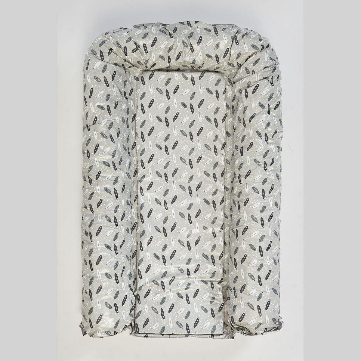 AUCHAN BABY Matelas à langer Flocons gris