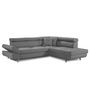 Voir la diapositive 6 : BEST MOBILIER Linea - canapé d'angle droit convertible - 5 places - avec têtières