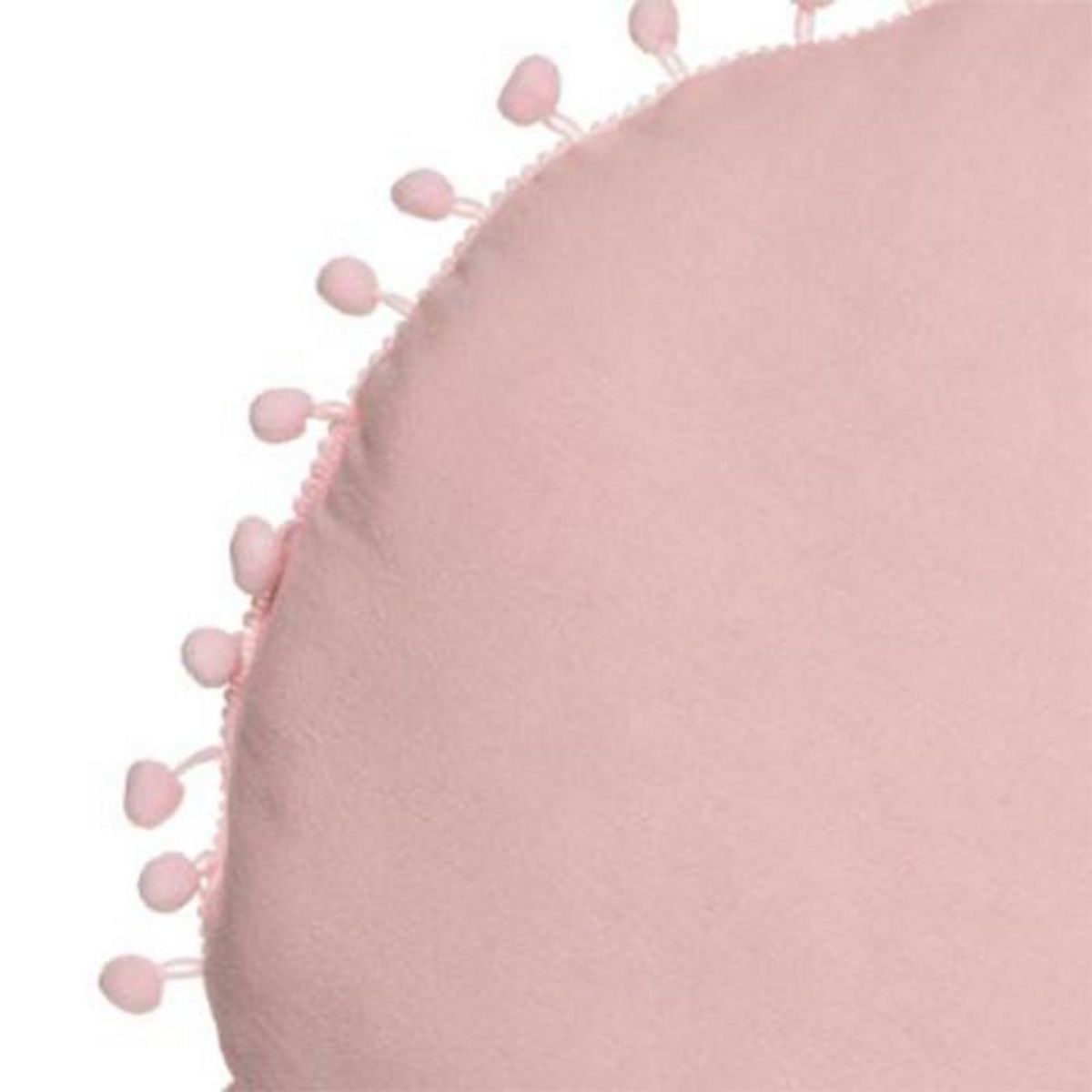 Paris Prix Coussin Déco Enfant  Pompons  39cm Rose