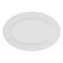 Voir la diapositive 2 : SECRET DE GOURMET Plat de Présentation en Porcelaine  Perle  33cm Blanc