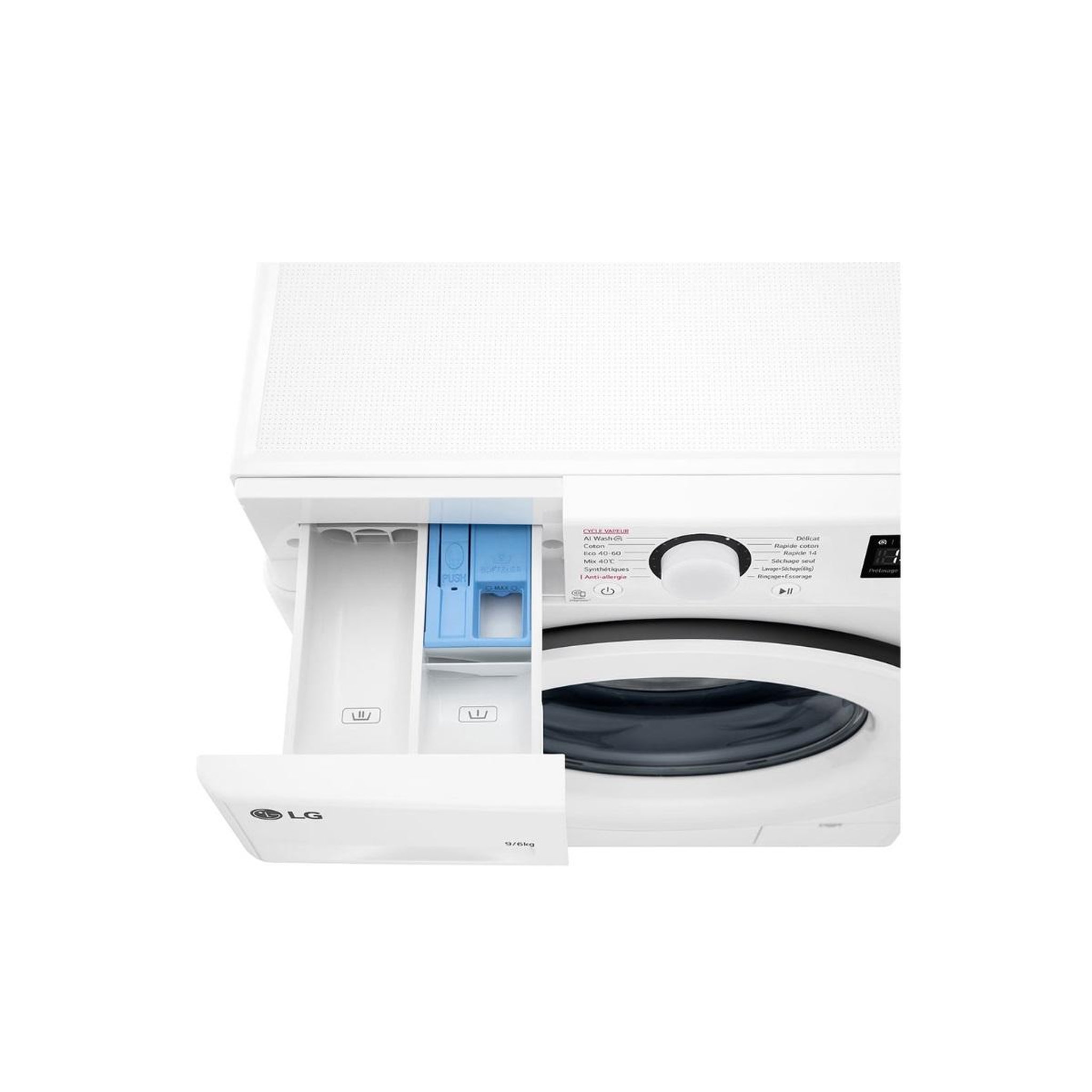 Voir la diapositive 4 : LG Lave-linge séchant frontal 9/6kg 1400 tours/min - f964r33wrs