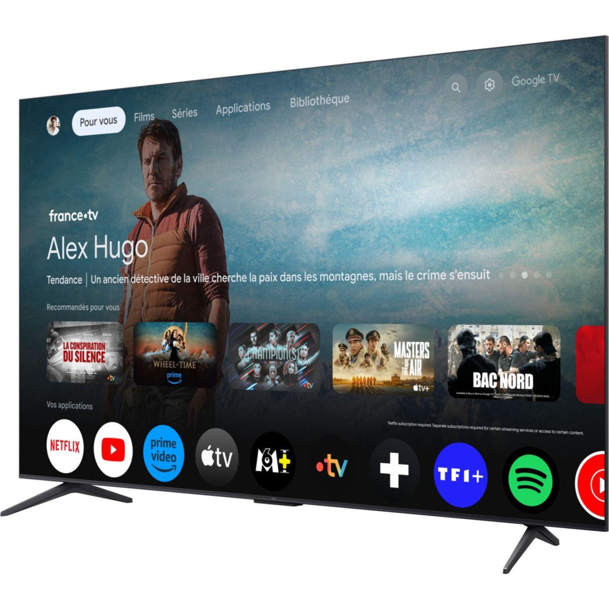 Voir la diapositive 2 : TCL TV Mini LED 85C69K 2025-85 pouces (215cm)