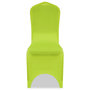 Voir la diapositive 3 : VIDAXL Housse de chaise extensible 4 pcs vert
