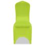 Voir la diapositive 3 : VIDAXL Housse de chaise extensible 4 pcs vert