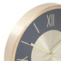 Voir la diapositive 2 : ATMOSPHERA Horloge en Métal  Ariana  30cm Noir & Or