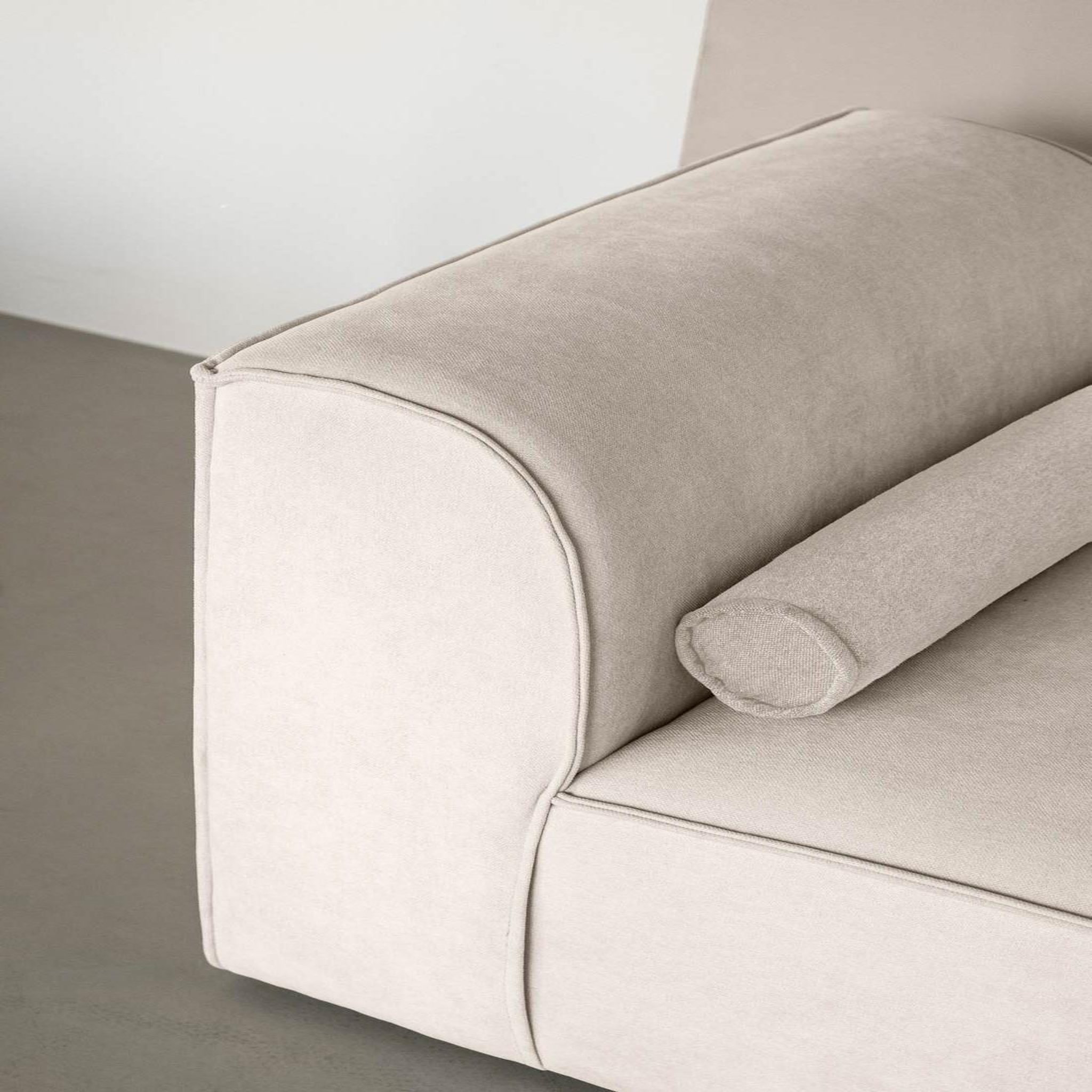 Voir la diapositive 6 : BEST MOBILIER Felix - module d'assise gauche en tissu texturé