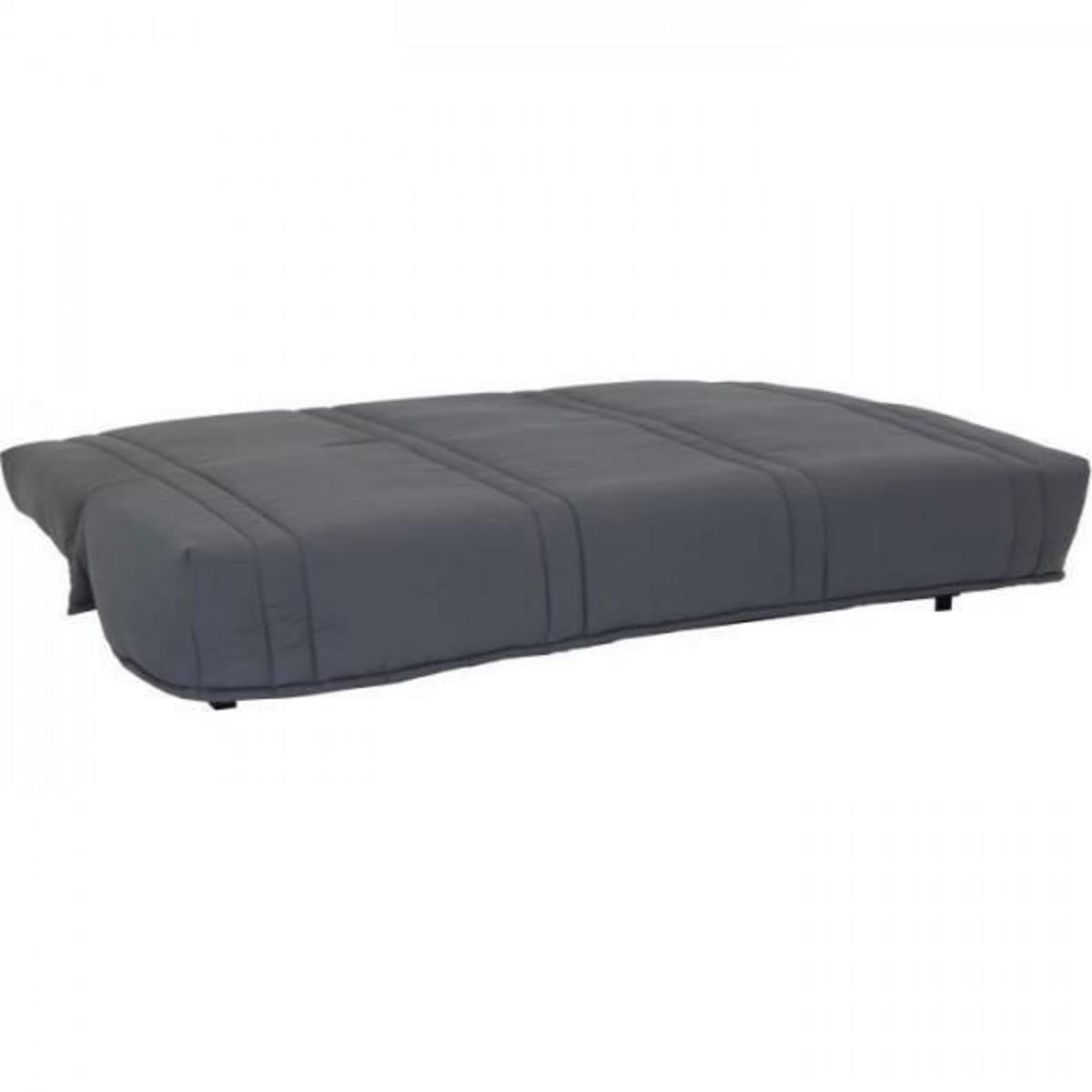 MARKET24 Banquette clic clac 3 places - anthracite - Style contemporain - L 193 x P 92 cm - LENA