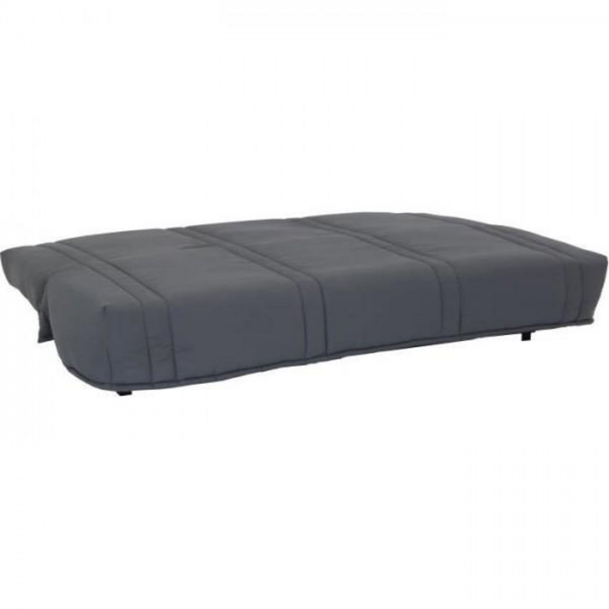 MARKET24 Banquette clic clac 3 places - anthracite - Style contemporain - L 193 x P 92 cm - LENA