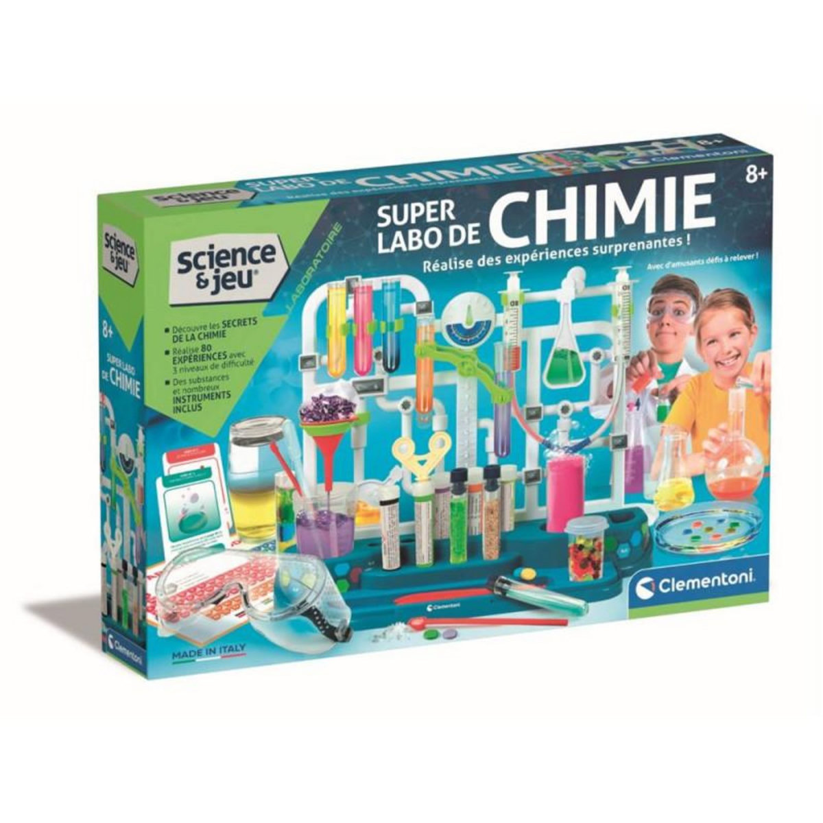 CLEMENTONI Jeu de sciences et d expérience Clementoni Super labo de chimie