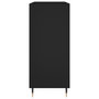 Voir la diapositive 5 : VIDAXL Armoire a disques noir 84,5x38x89 cm bois d'ingenierie