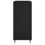 Voir la diapositive 5 : VIDAXL Armoire a disques noir 84,5x38x89 cm bois d'ingenierie