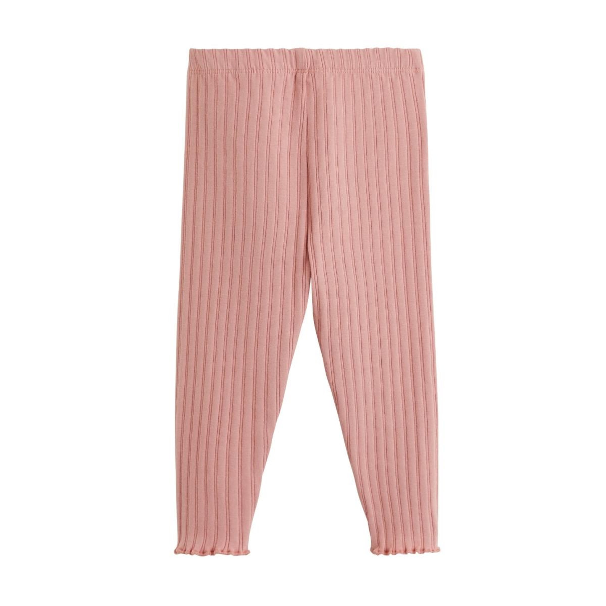 Voir la diapositive 3 : PETIT BEGUIN Lot de 2 leggings enfant côtelés cléo